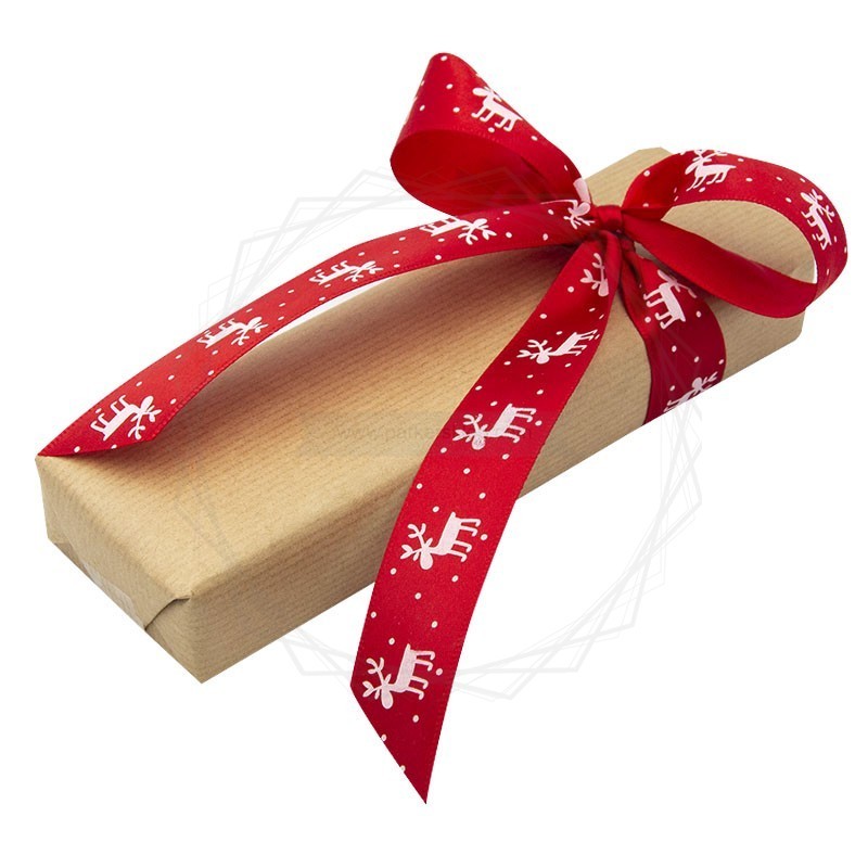 Pakowanie prezentów - Boże narodzenie, papier kraft [WZ0021]  