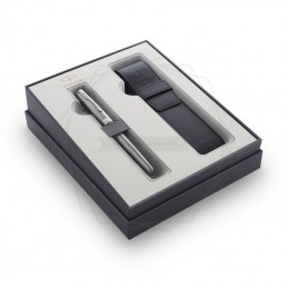 Zestaw Prezentowy Parker Pióro Sonnet Stalowe CT + etui [2121708]Zestaw Prezentowy Parker Pióro Sonnet Stalowe...