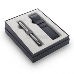 Zestaw Prezentowy Parker Długopis Sonnet Stalowy CT + etui [2121992]Zestaw Prezentowy Parker Długopis Sonnet...
