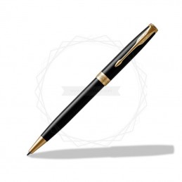 Zestaw Prezentowy Parker Długopis Sonnet Czarny GT + etui [2121994]