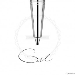 Zestaw długopisów Parker Jotter czerwony + stalowy [2033152]