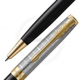 Długopis Parker Sonnet Metal & Black GT [2119787]