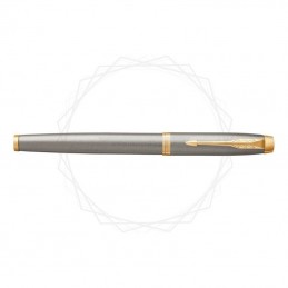 Pióro wieczne Parker IM Brushed Metal GT w czarnym pudełku [1931649/14]
