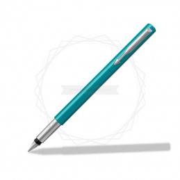 Długopis Vector + Pióro wieczne Parker turkusowe [DUOVECTOR5]