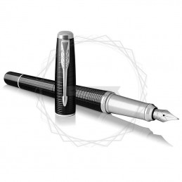 Zestaw Parker Urban Premium Ebony Metal ze Srebrną Tabliczką [1931613/ST]