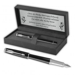 Zestaw Parker Urban Premium Ebony Metal ze Srebrną Tabliczką [1931613/ST]Zestaw Parker Urban Premium Ebony Metal ze...