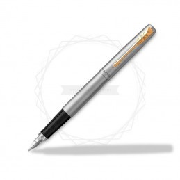 Zestaw upominkowy Duo Pióro+Długopis Jotter stalowy GT [2093257]