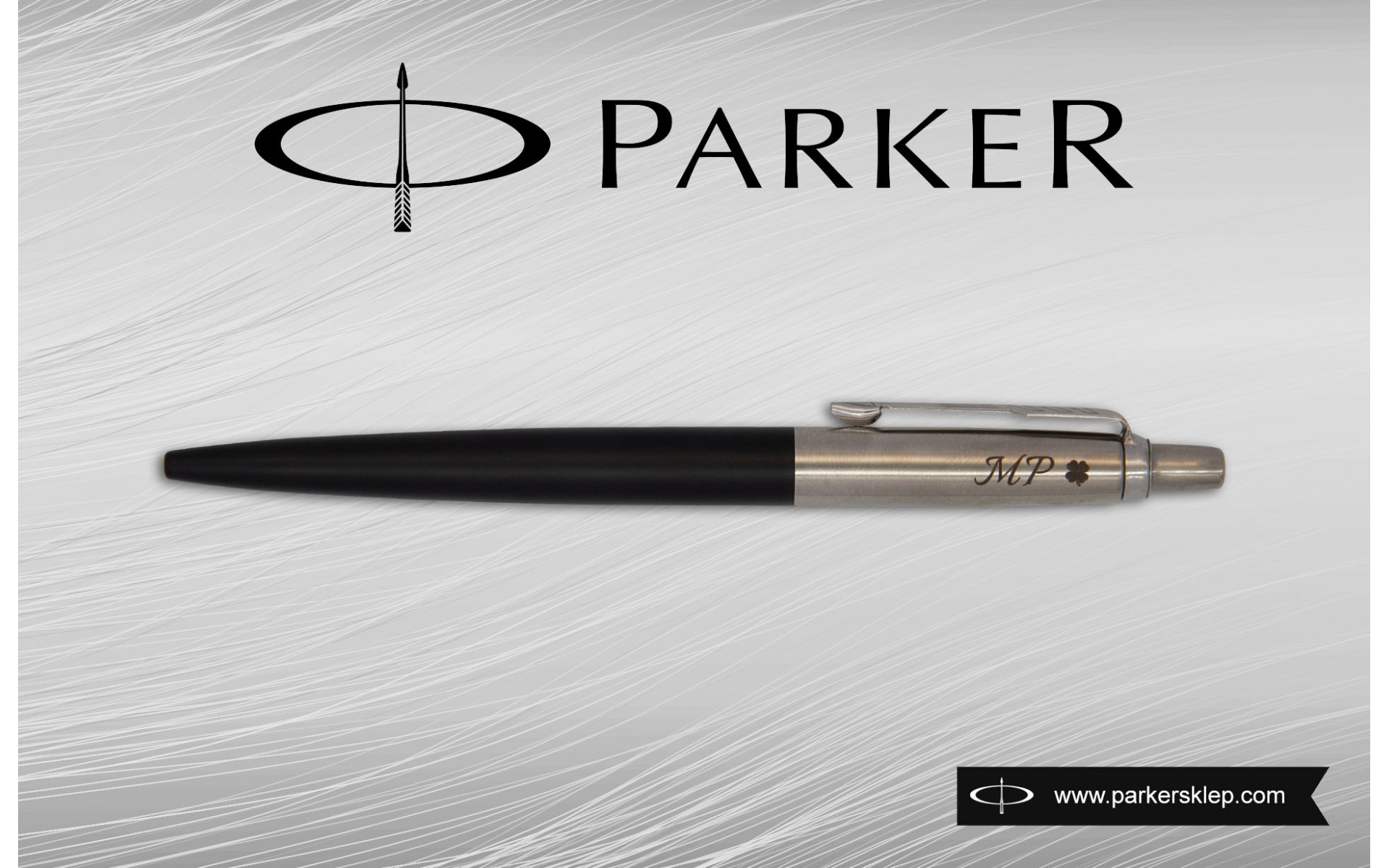  Długopis Parker Jotter Czarny Bond Street CT [1953184] z grawerem