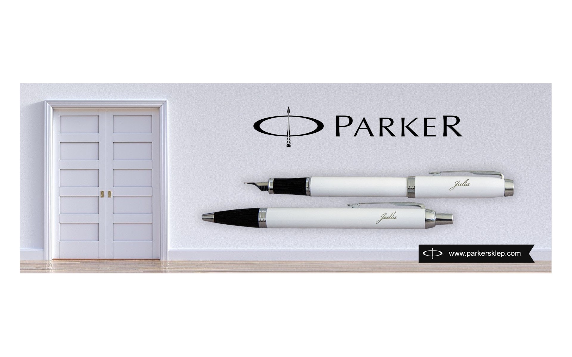  długopis Parker IM biały z grawerem "Julia"