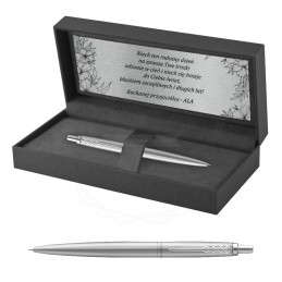 Długopis Parker Jotter XL Monochrome Srebrny w Pudełku z Grawerem [2122756/2]Długopis Parker Jotter XL Monochrome Srebrny w...