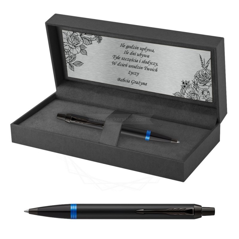 Długopis Parker IM Professionals Marine Blue w Pudełku z Grawerem [2172941/1]  