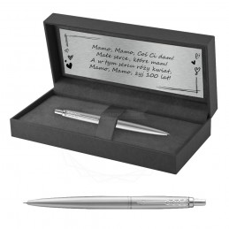 Długopis Parker Jotter XL Monochrome Srebrny w Pudełku z Grawerem [2122756/3]Długopis Parker Jotter XL Monochrome Srebrny w...