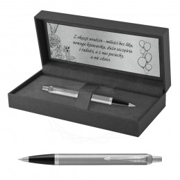 Długopis Parker IM Stainless Steel CT w Pudełku z Grawerem [2143631/4]
