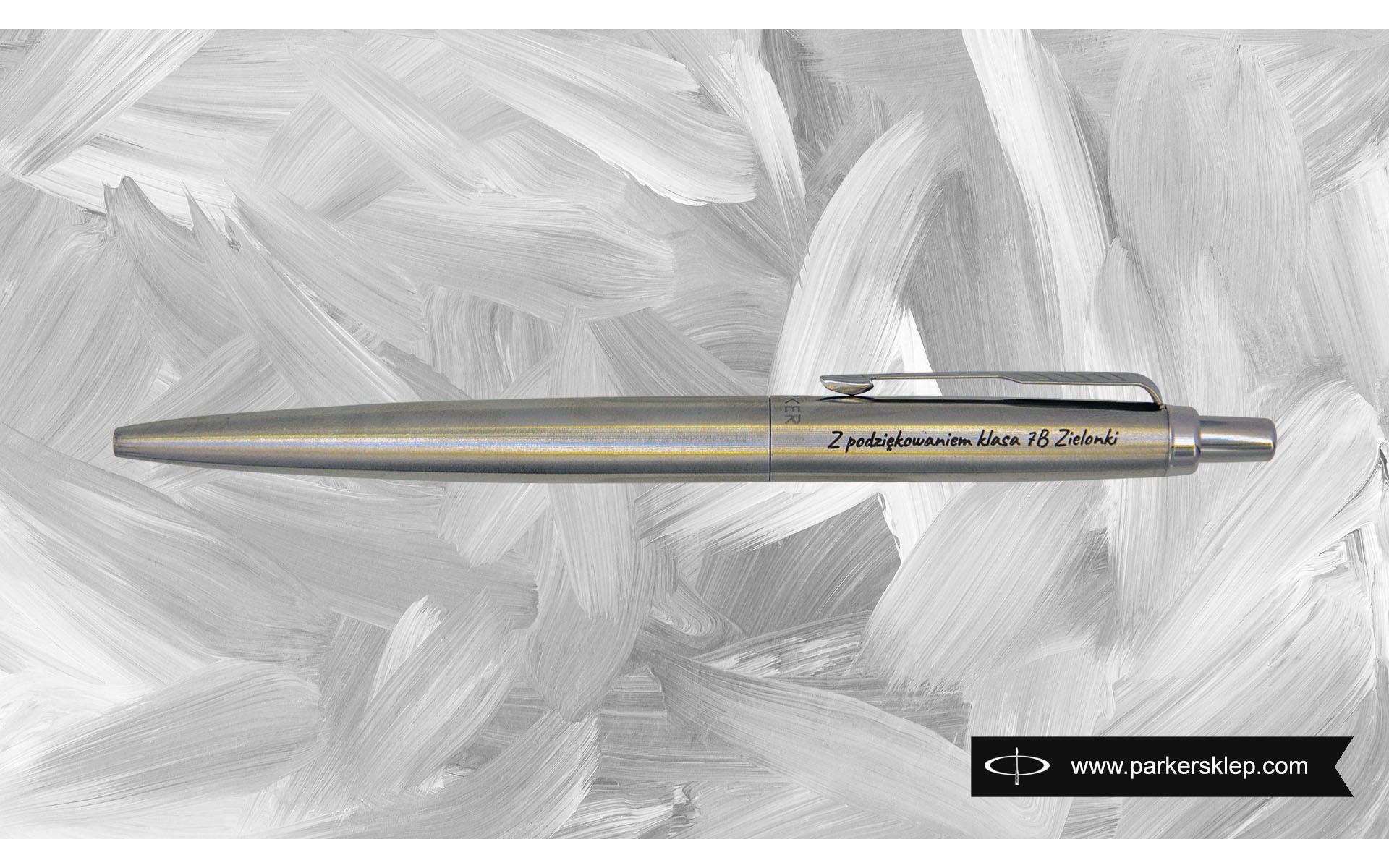  Długopis Parker Jotter XL Monochrome Srebrny [2122756] z grawerem