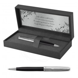 Długopis Parker Sonnet Sand Blasted Metal Czarny w Pudełku z Grawerem [2146867/2]Długopis Parker Sonnet Sand Blasted Metal...