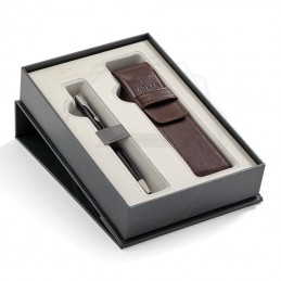 Zestaw Długopis Parker Sonnet Czarna Laka CT + Etui [2018900]Zestaw Długopis Parker Sonnet Czarna Laka CT +...
