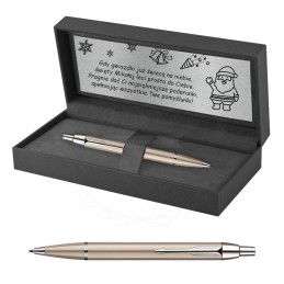 Długopis Parker IM Brushed Metal CT z tabliczką i grawerem [S0856470/1]Długopis Parker IM Brushed Metal CT z tabliczką...