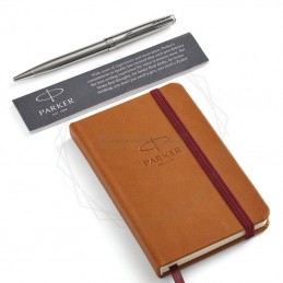 Zestaw Długopis Parker Sonnet Stalowy CT + Notes [2018974]