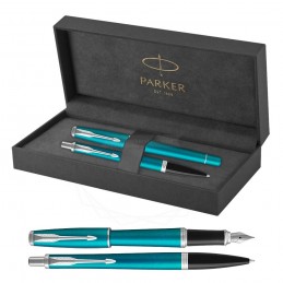 Długopis + Pióro Wieczne Urban Parker Vibrant Blue CT [1931577/1]