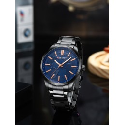Zestaw Pióro wieczne Parker IM Blue + Zegarek Perfect + Spinki [2172858/1]