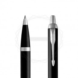 Długopis + Pióro Parker IM Czarny matowy CT [2143632/12]