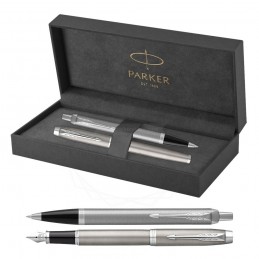 Długopis + Pióro Parker IM Stainless Steel CT [2143631/15]Długopis + Pióro Parker IM Stainless Steel CT...