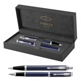 Długopis + Pióro Parker IM Niebieskie CT [1931668/1]