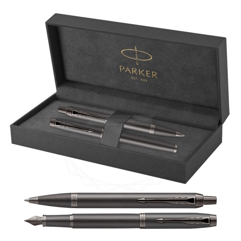Długopis + Pióro Parker IM Professionals Monochrome Bronze [2172961/1]  