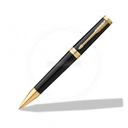 Długopis + Pióro Parker Ingenuity Czarne GT [2182008/1]