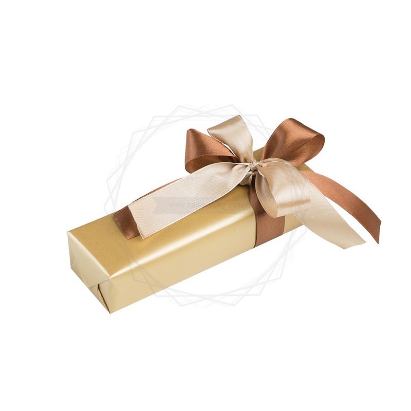 Pakowanie prezentów - papier złoty [WZ008]  
