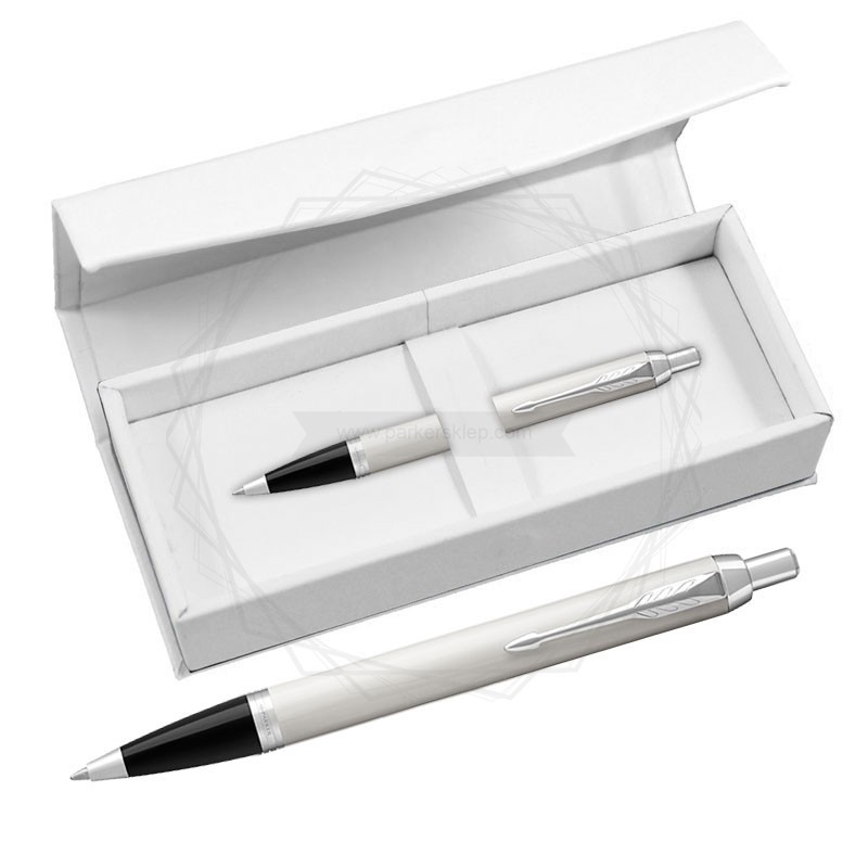 Długopis Parker IM biały CT w białym pudełku [1931675/4]  