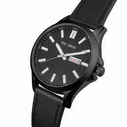 Zestaw Długopis i Pióro Parker IM Czarny CT + Zegarek Paul Lorens [1931665/10]