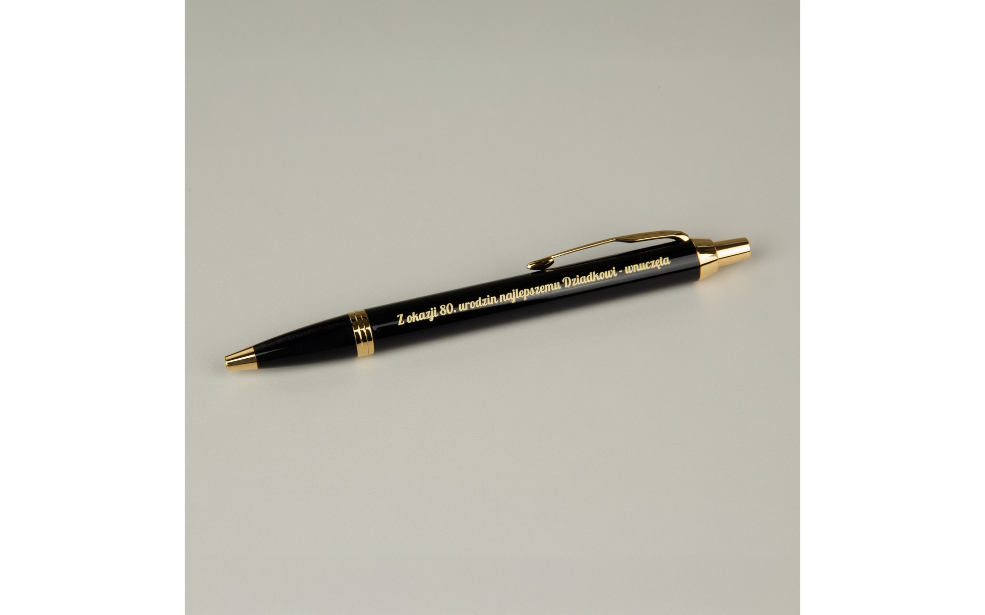  Długopis Parker IM Czarny GT [1931666] z grawerem