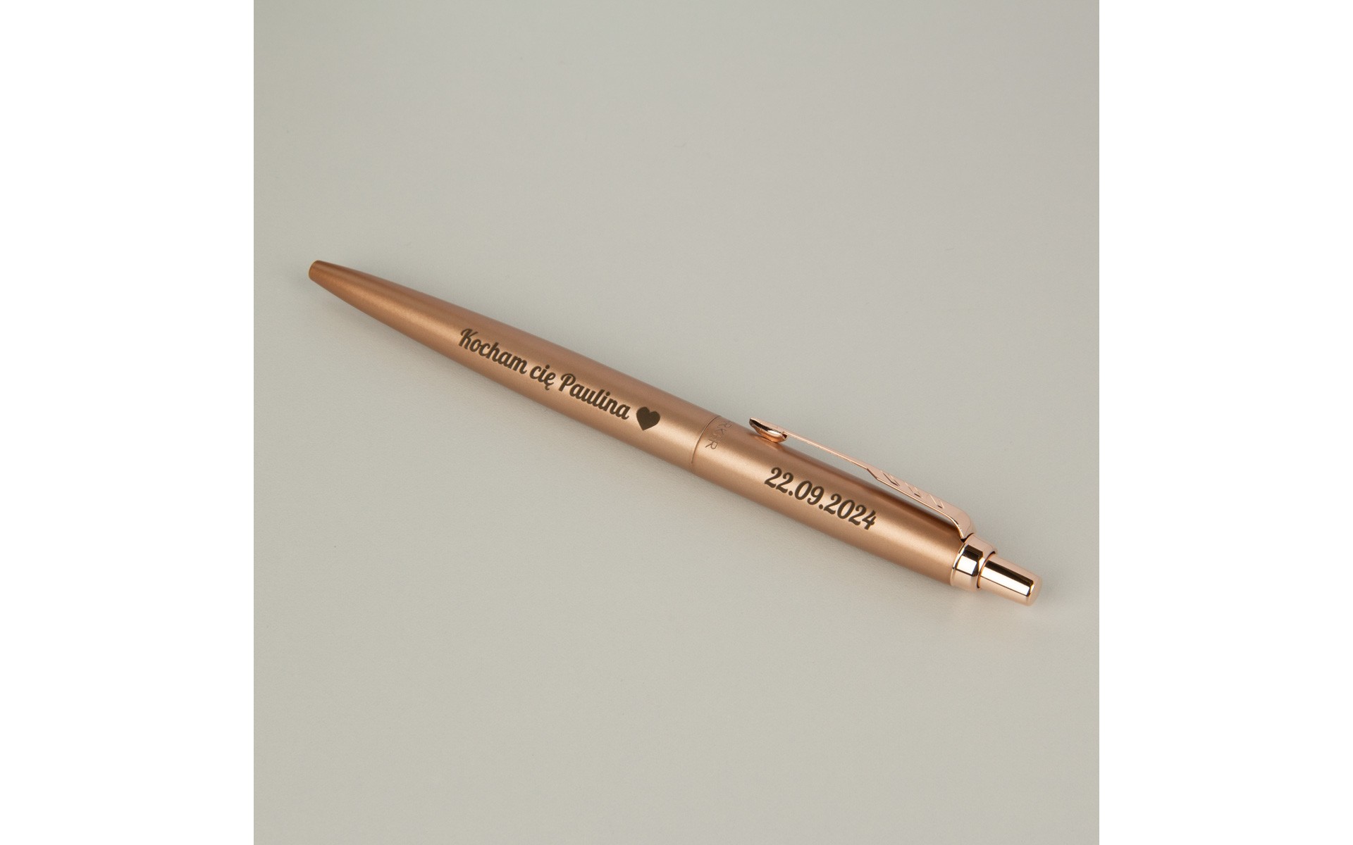  Długopis Parker Jotter XL Monochrome Pink Gold [2122755] z grawerem