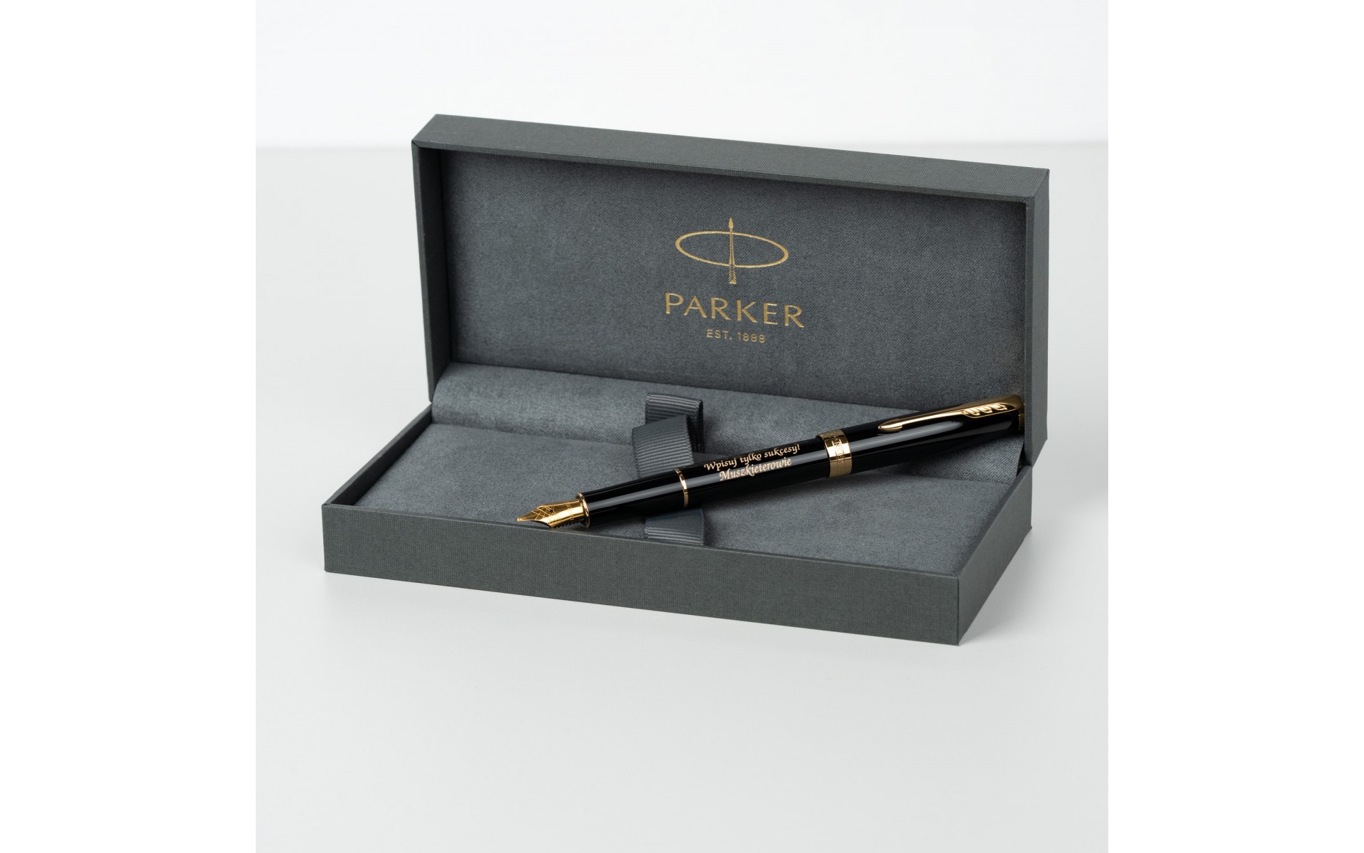  Pióro wieczne Parker Sonnet Czarne GT [1931495] z grawerem