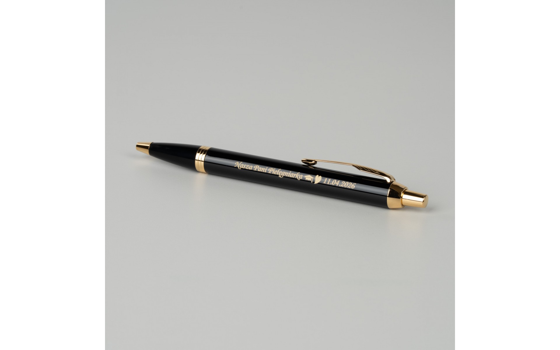  Długopis Parker IM Czarny GT [1931666] z grawerem