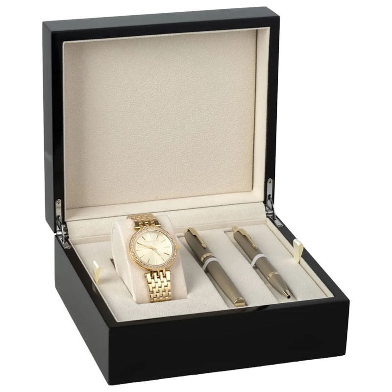Zestaw Prezentowy Długopis + Pióro Parker IM Sandstone + Zegarek Michael Kors (2235420/2)  