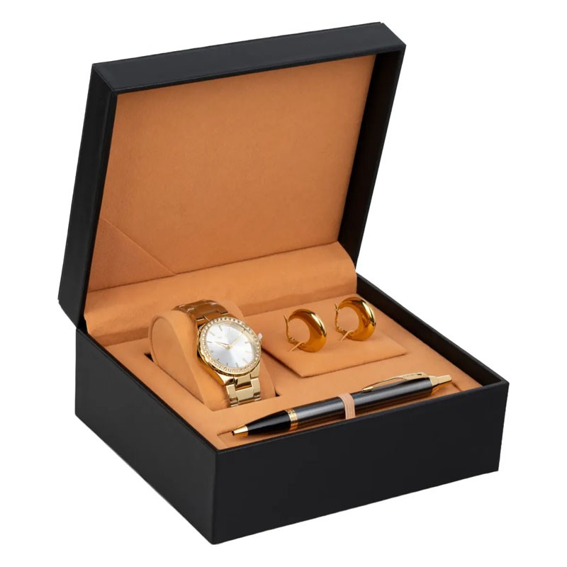 Zestaw Prezentowy Długopis + Zegarek Paul Lorens + Kolczyki (2214613/6)  