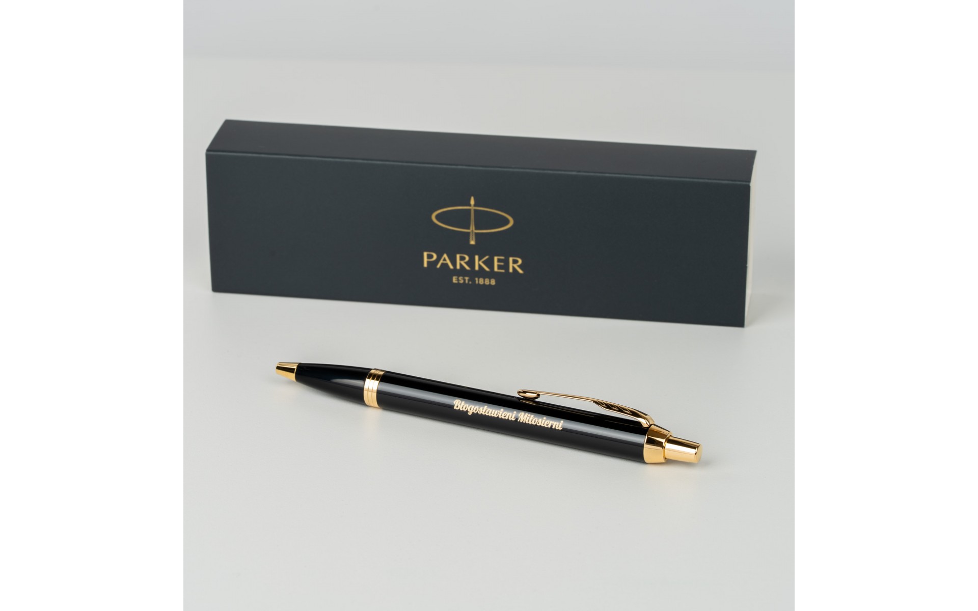  Długopis Parker IM Czarny GT [1931666] z grawerem