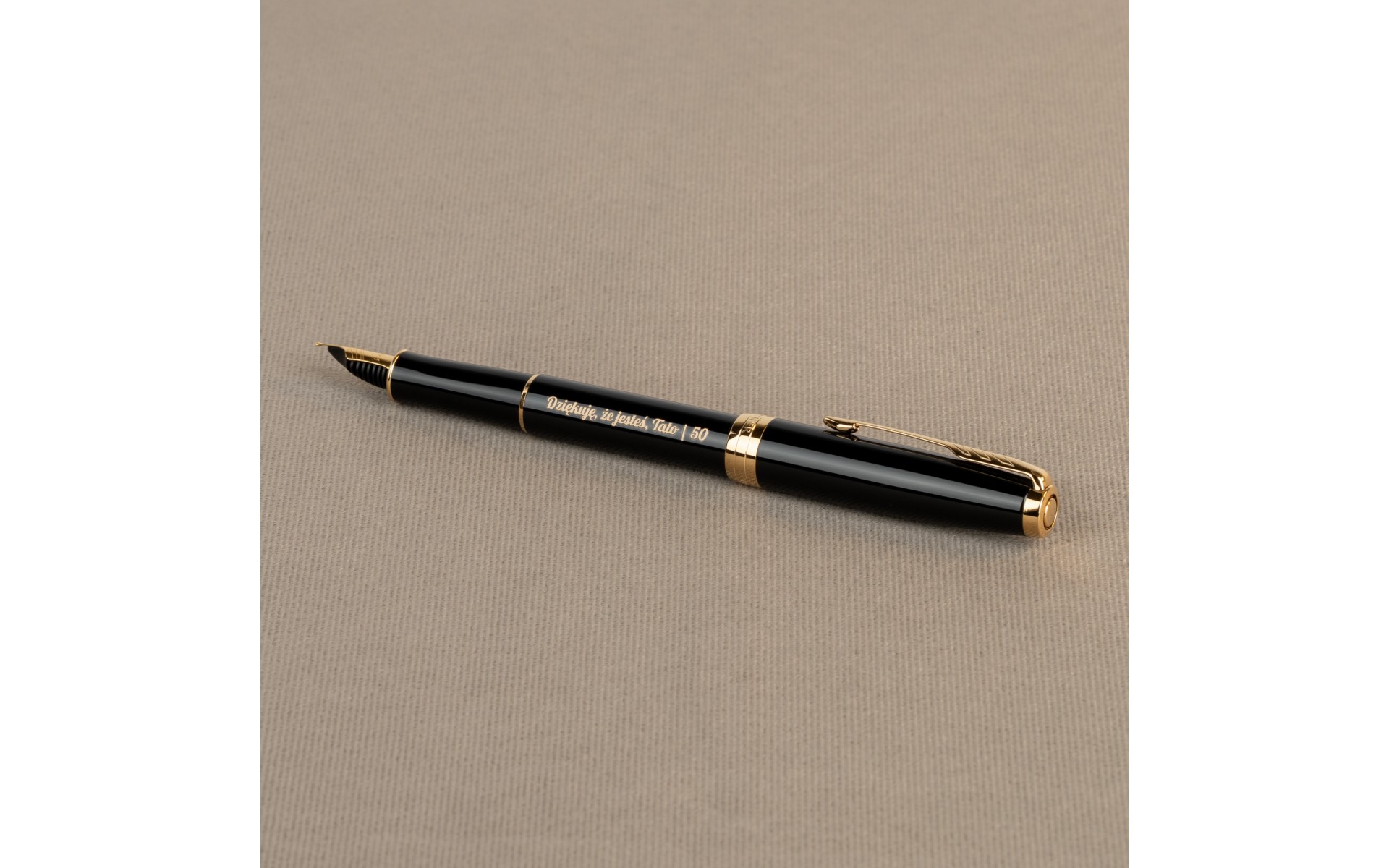  Pióro wieczne Parker Sonnet Czarne GT [1931495] z grawerem