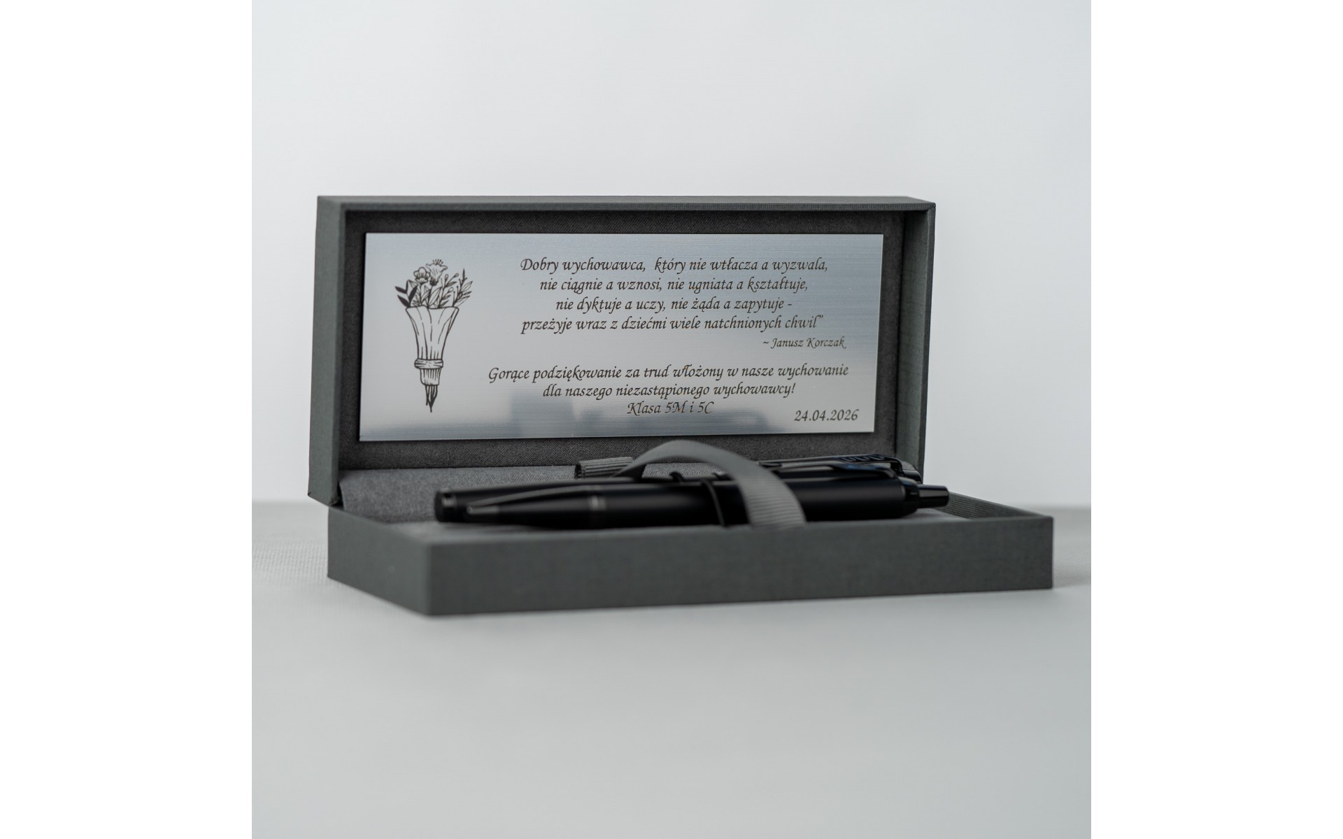  Długopis Parker IM Achromatic Czarny [2127618] z grawerem