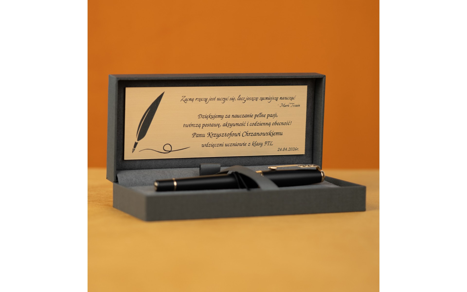  Pióro wieczne Parker Urban Muted Black GT [1931601] z grawerem