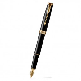 Zestaw Prezentowy Długopis i Pióro Parker Sonnet Czarny GT + Zegarek Hugo Boss (1931497/16)