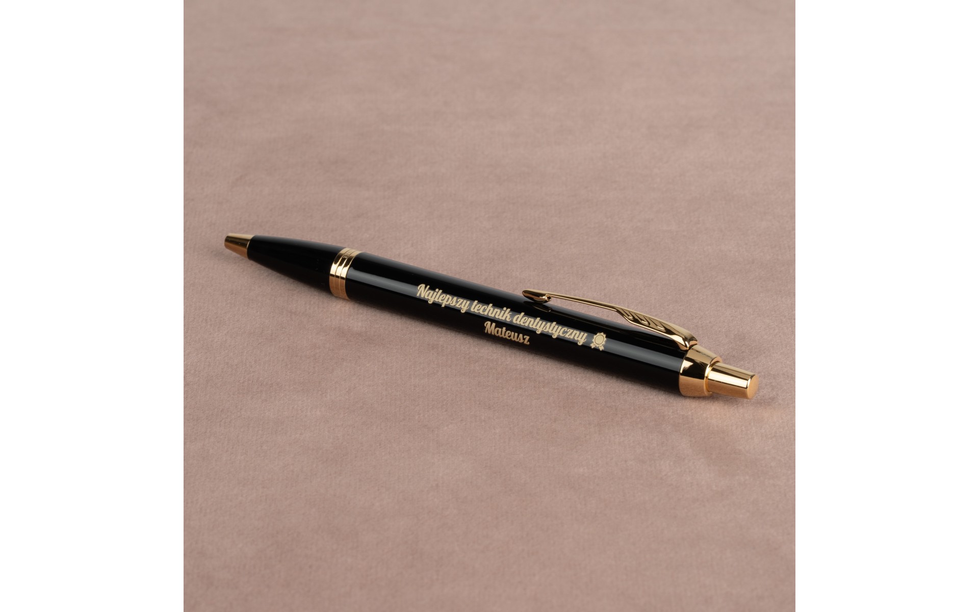  Długopis Parker IM Czarny GT [1931666] z grawerem