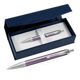 Długopis Parker IM Premium Ciemny Fiolet CT w granatowym pudełku [1931638/2]Długopis Parker IM Premium Ciemny Fiolet CT w...