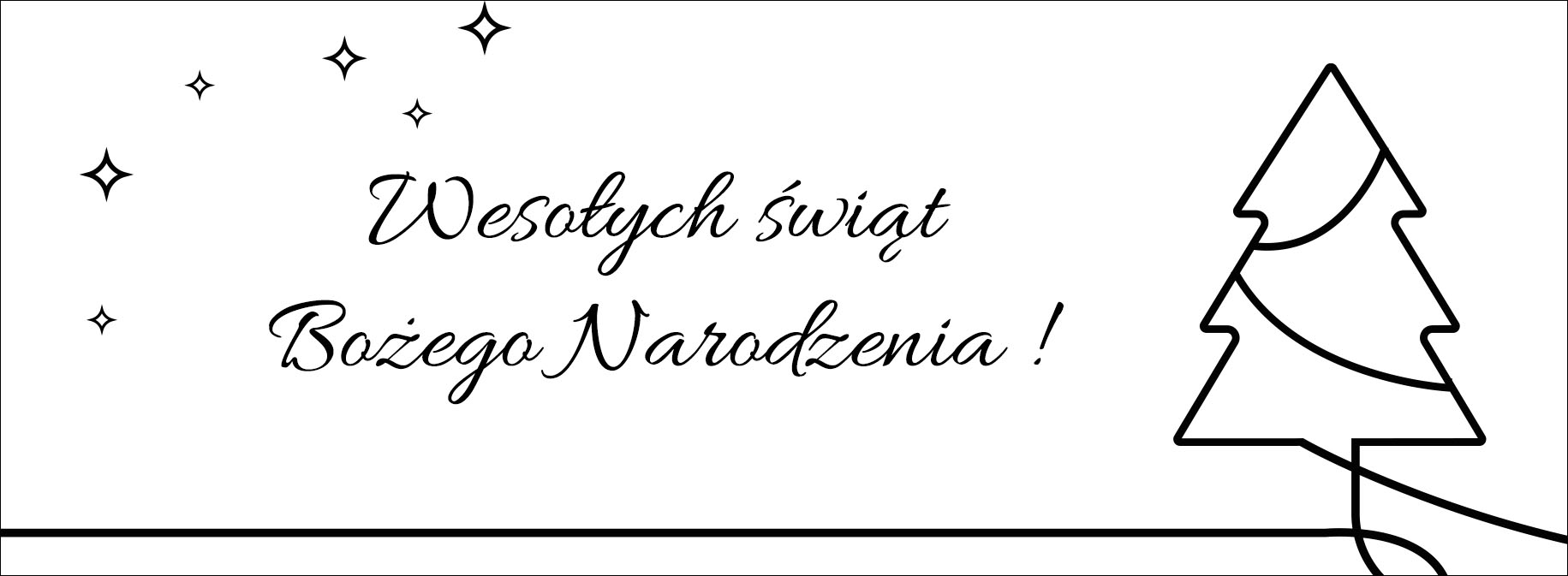 Tabliczka z grawerem - Życzenia na Boże Narodzenie nr 1