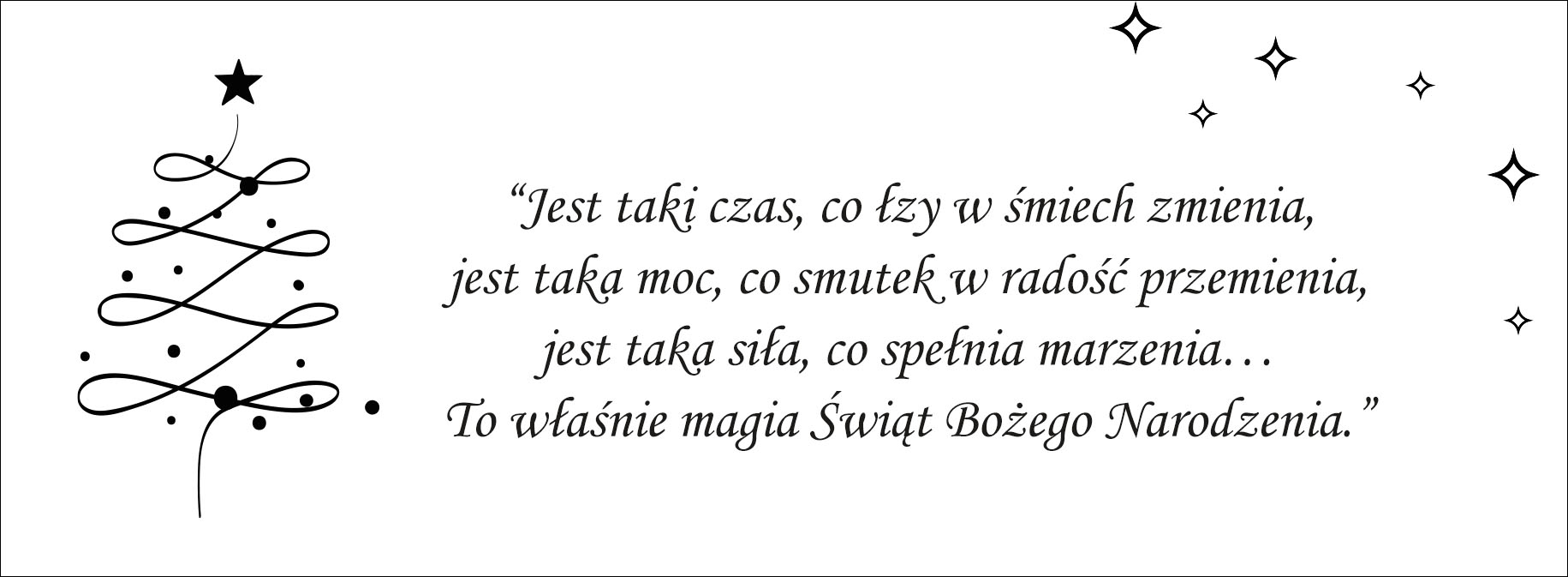 Tabliczka z grawerem - Życzenia na Boże Narodzenie nr 7