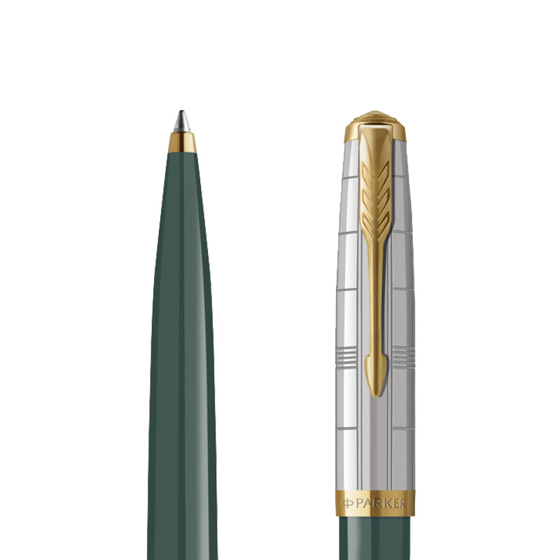 Długopis Parker 51 Premium Forest Green GT [2169076] w przekroju