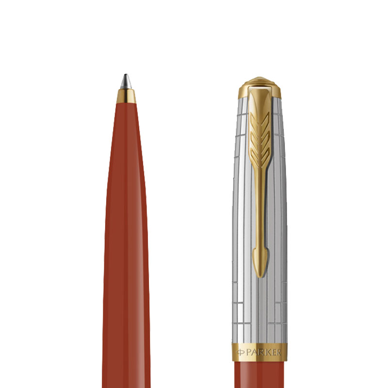Długopis Długopis Parker 51 Premium czerwony w przekroju
