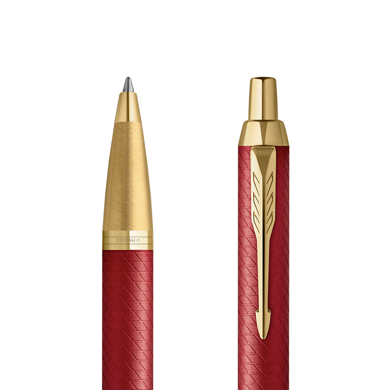 Długopis Parker IM Premium Czerwony GT [2143643] w przekroju